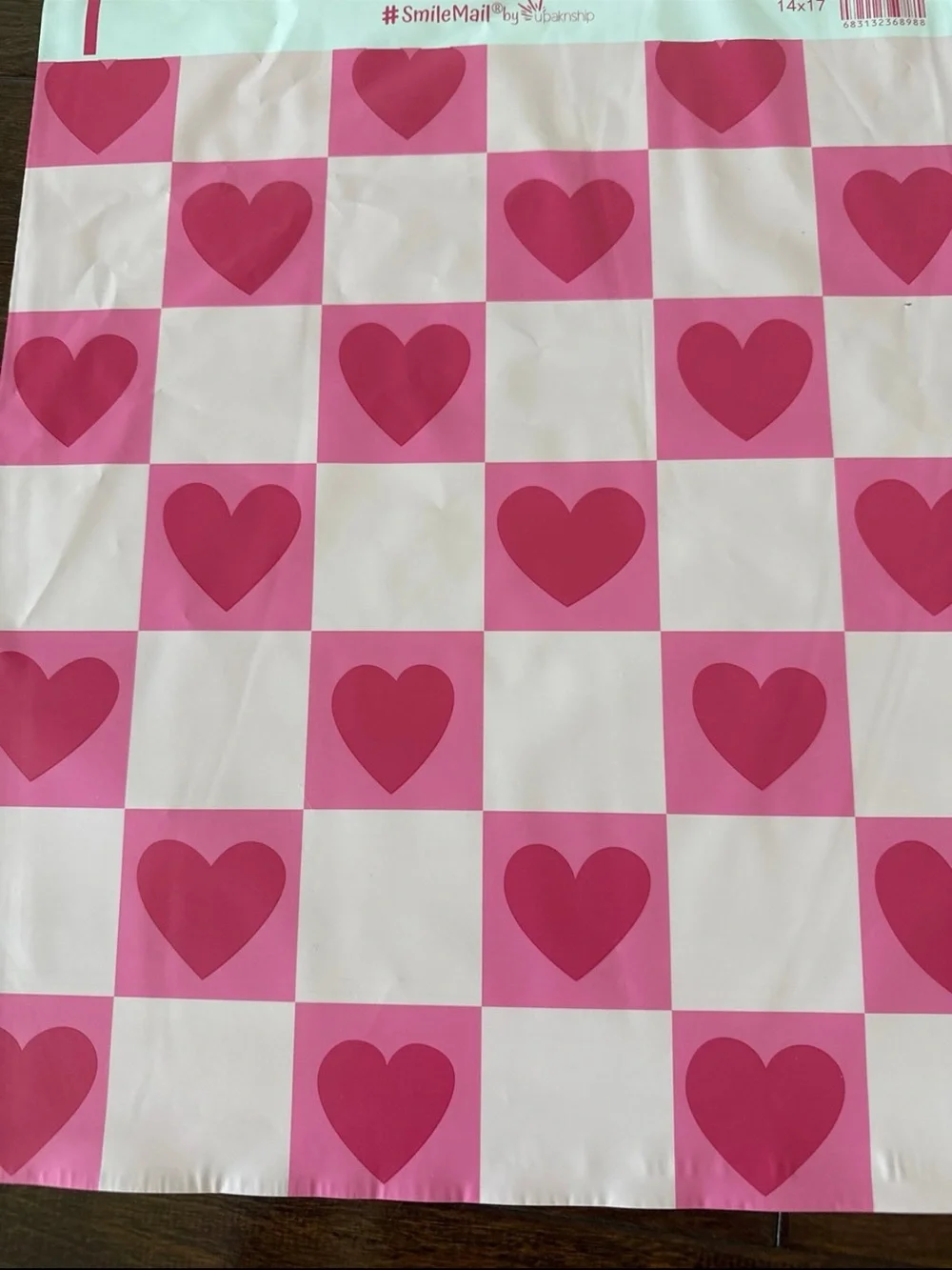 20 Pack - 14x17” XL Beautiful Pink Hearts 🩷 Poly Mailers
